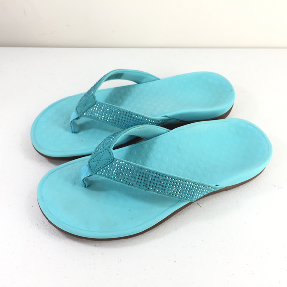 turquoise vionic sandals